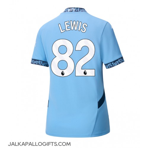 Manchester City Rico Lewis #82 Kotipaita Naiset 2024-25 Lyhythihainen